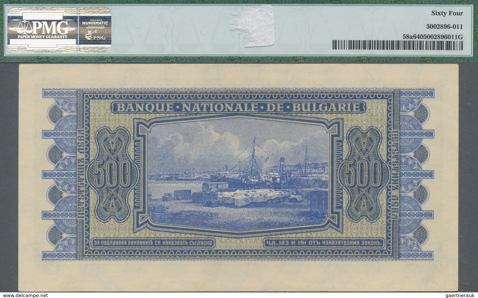 Bulgaria / Bulgarien: National Bank Of Bulgaria 500 Leva 1940, P.58a, Almost Perfect Condition With - Bulgarie