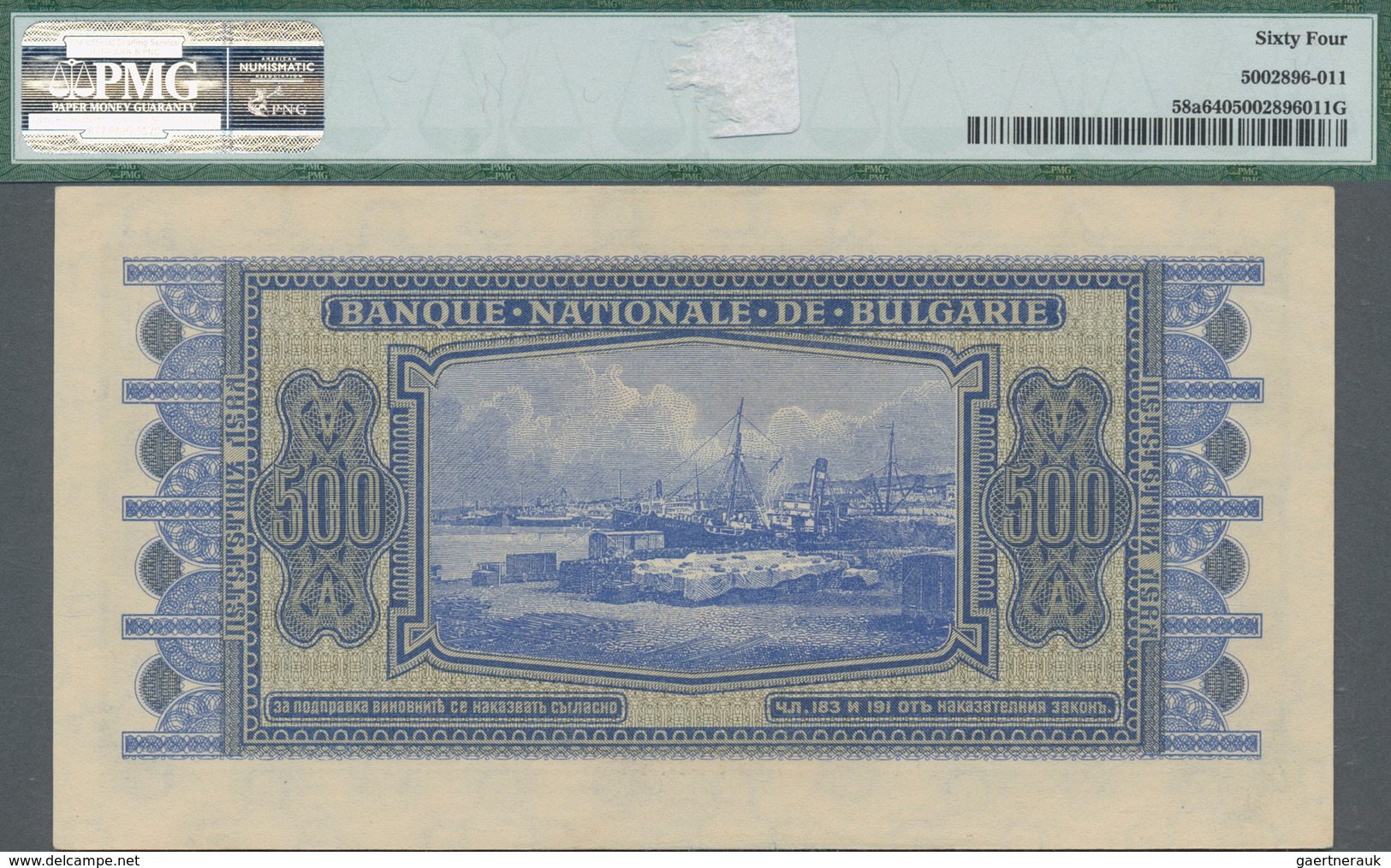 Bulgaria / Bulgarien: National Bank Of Bulgaria 500 Leva 1940, P.58a, Almost Perfect Condition With - Bulgarien