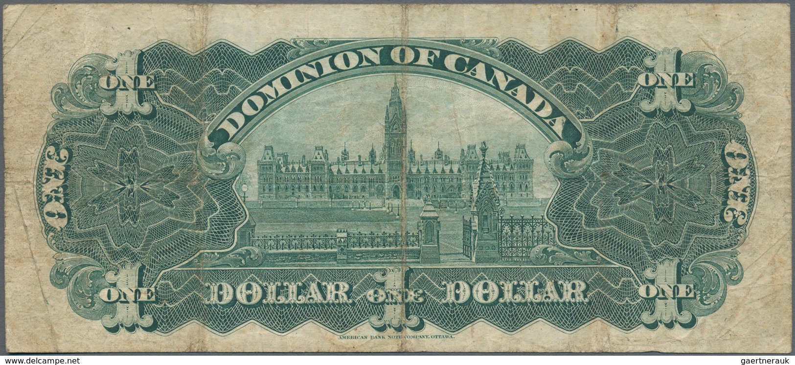 Canada: Dominion Of Canada, Small Lot With 3 Banknotes 1 Dollar 1898 P.24A (F), 1 Dollar 1911 P.27b - Canada