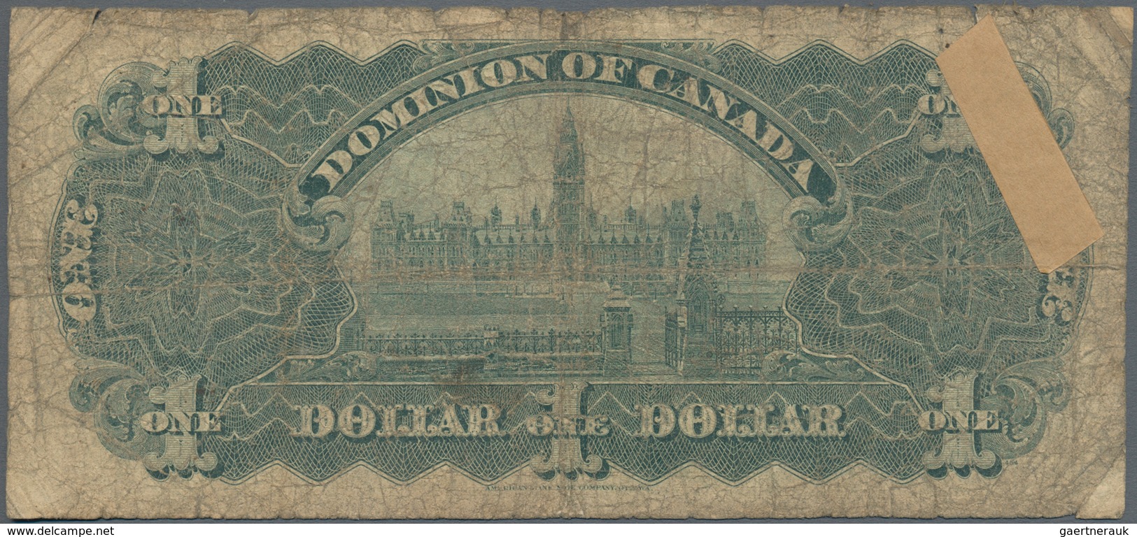 Canada: Dominion Of Canada, Small Lot With 3 Banknotes 1 Dollar 1898 P.24A (F), 1 Dollar 1911 P.27b - Kanada