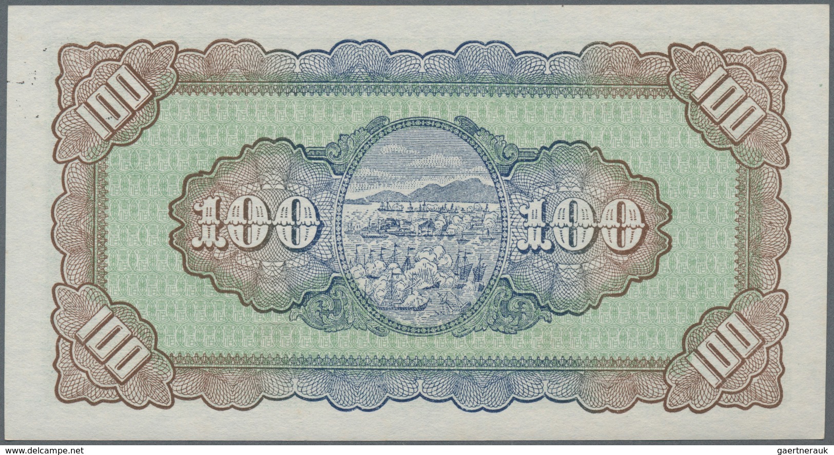 China: Bank of Taiwan set with 4 banknotes 5, 10, 100 and 500 Yuan Year 35 after 1911 (Proclamation