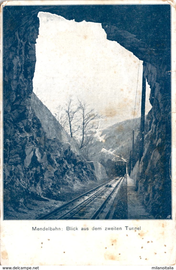 Mendelbahn: Blick Aus Dem Zweiten Tunnel * 18. 5. 1904 - Altri & Non Classificati