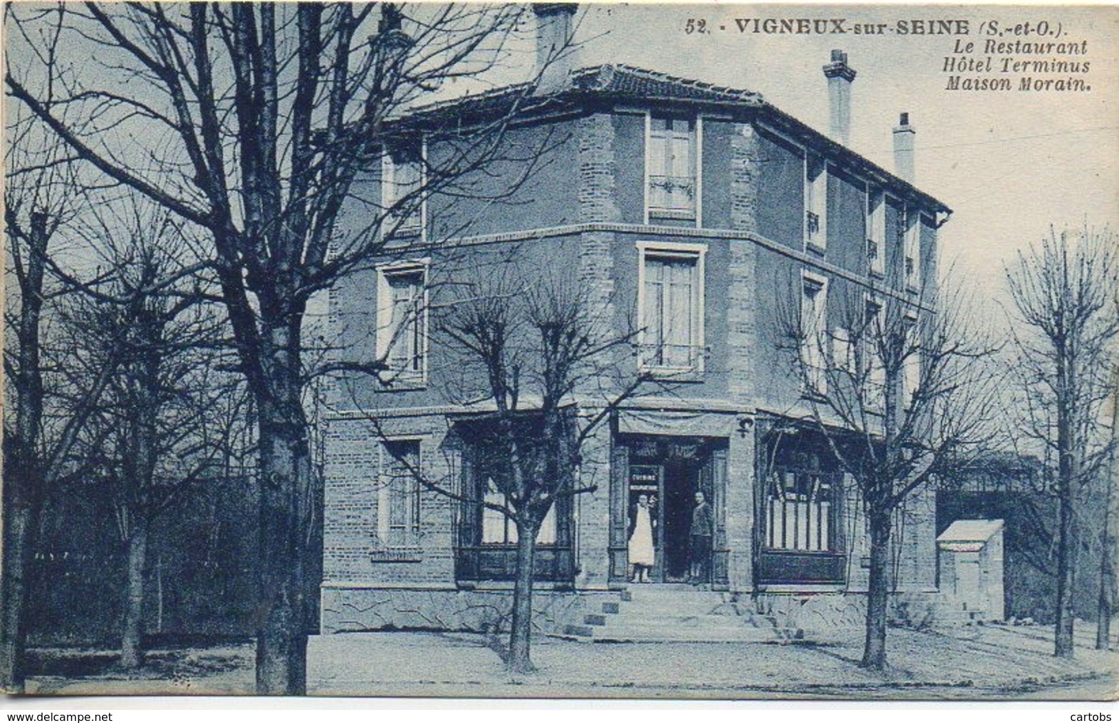 91 VIGNEUX-sur-SEINE Le Restaurant Hôtel Terminus  Maison Morain - Vigneux Sur Seine