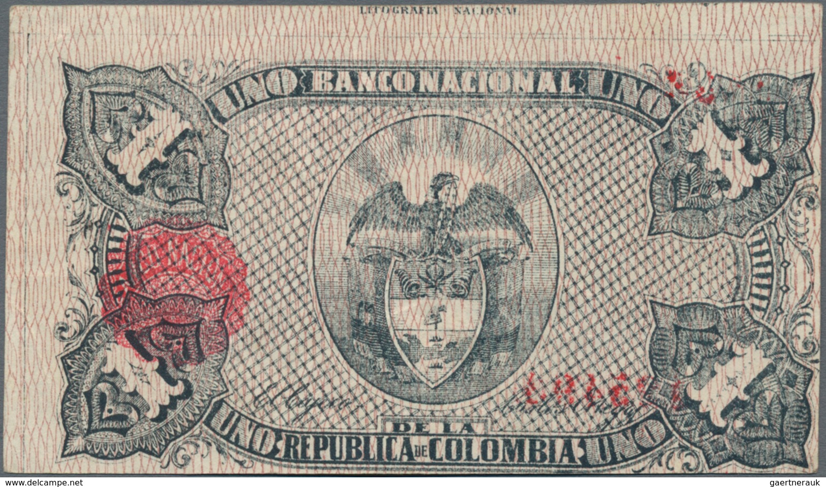 Colombia / Kolumbien: Banco Nacional De La República De Colombia 1 Peso September 30th 1900, P.270, - Colombie