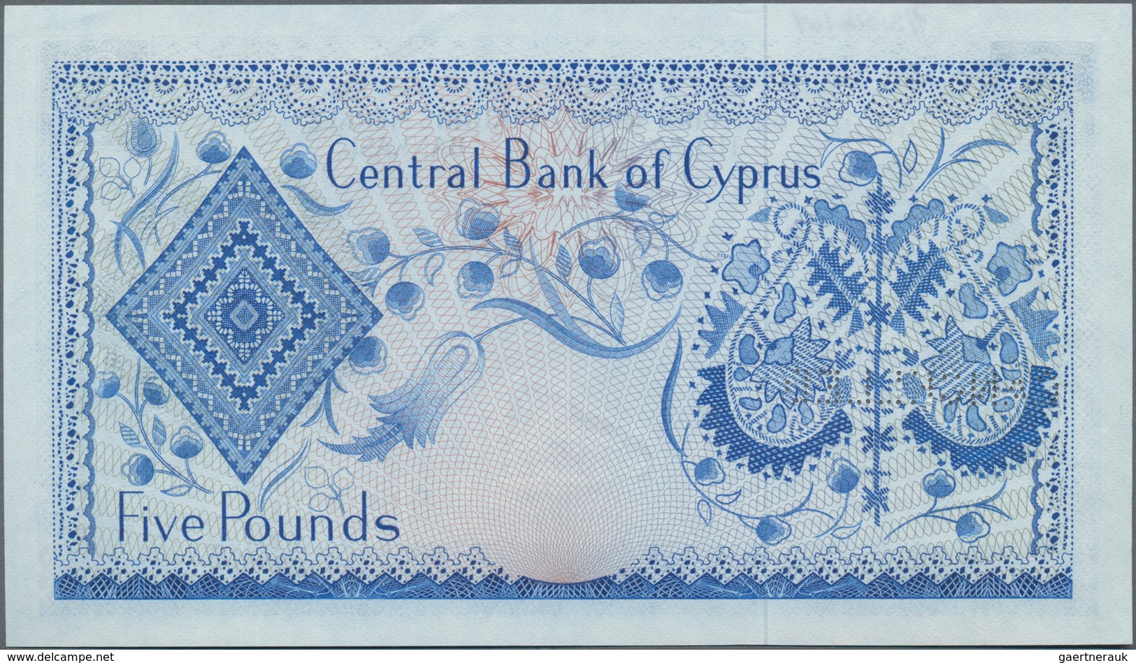 Cyprus / Zypern: Central Bank Of Cyprus Very Nice Set With 3 Specimen Notes Including 250 And 500 Mi - Chypre