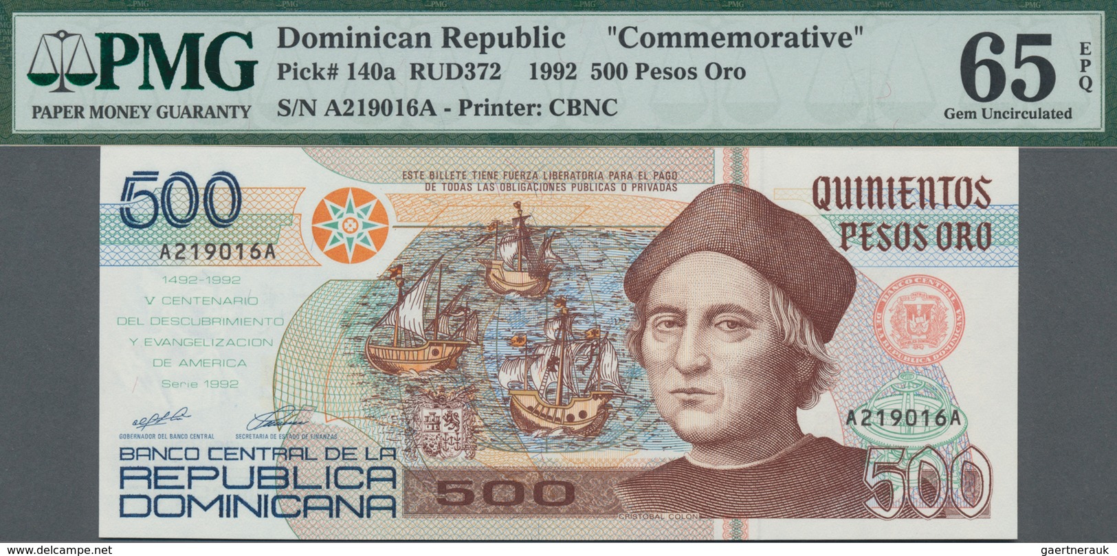 Dominican Republic / Dominikanische Republik: Banco Central De La Republica Dominicana 500 Pesos 199 - Dominicaine