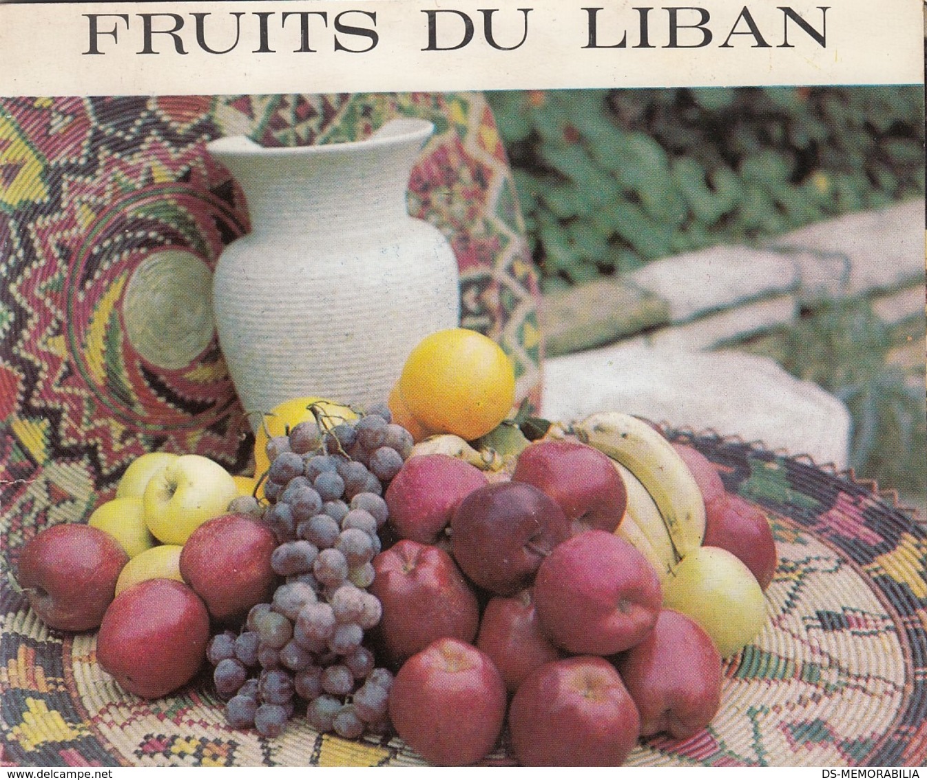 Lebanon Beyrouth Beirut Fruits De Liban Old Guide Brochure Depliant Prospect - Tourism Brochures