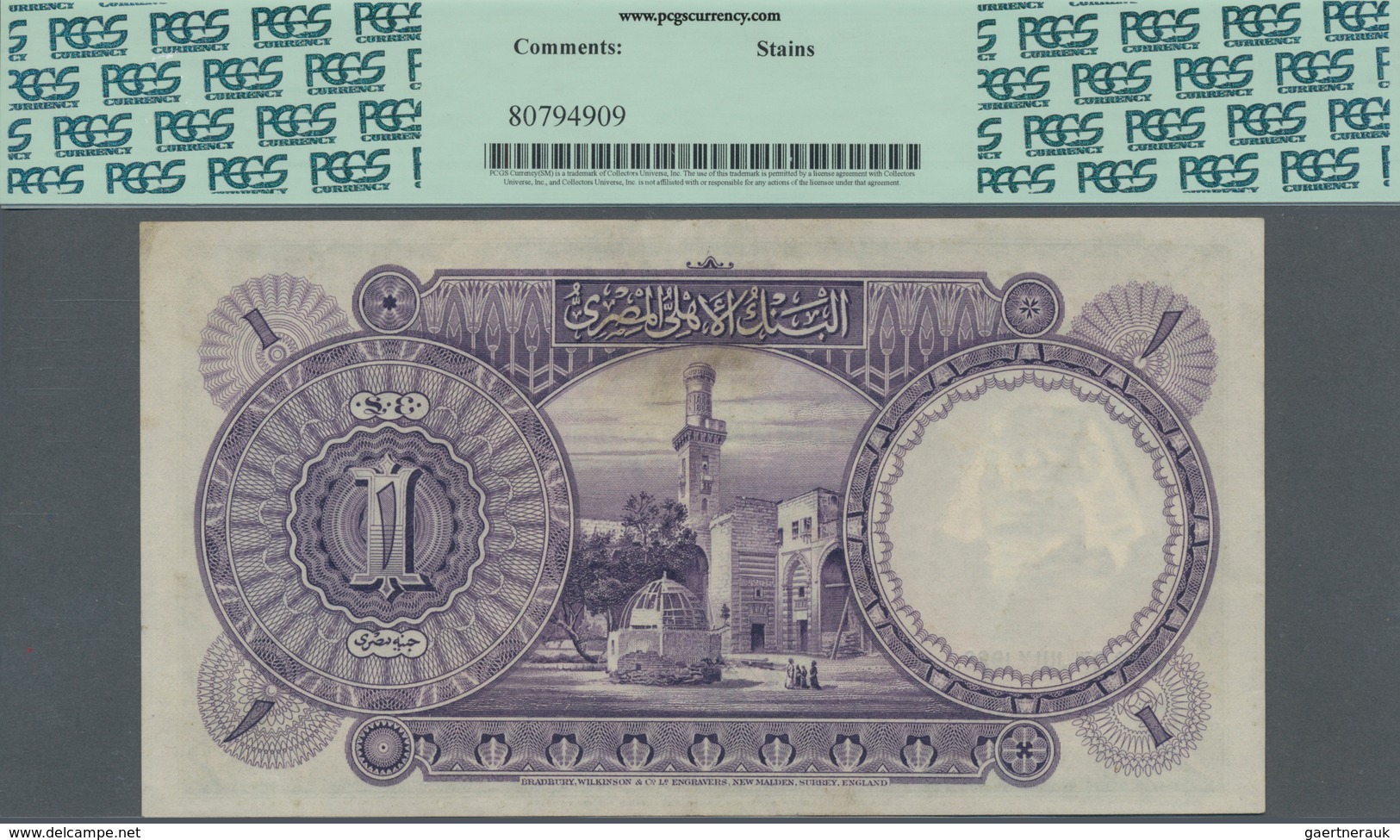Egypt / Ägypten: The National Bank Of Egypt 1 Pound 1928, P.20, Very Popular Note In Great Condition - Egypte