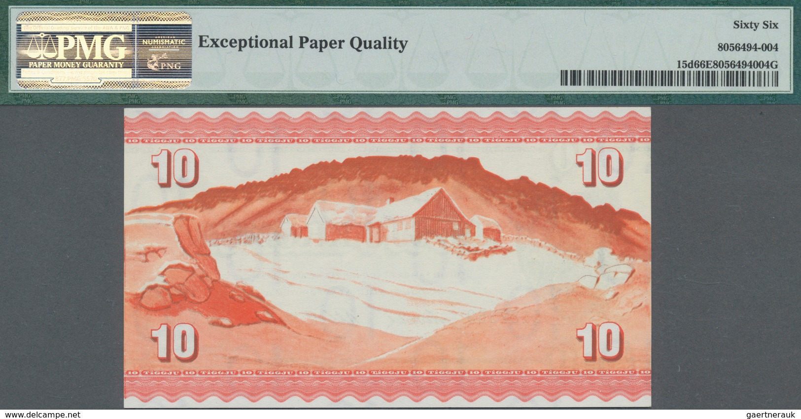 Faeroe Islands / Färöer: Lot with 4 banknotes containing 10 Kronur ND(1970-72) P.15d PMG 66 EPQ, 10
