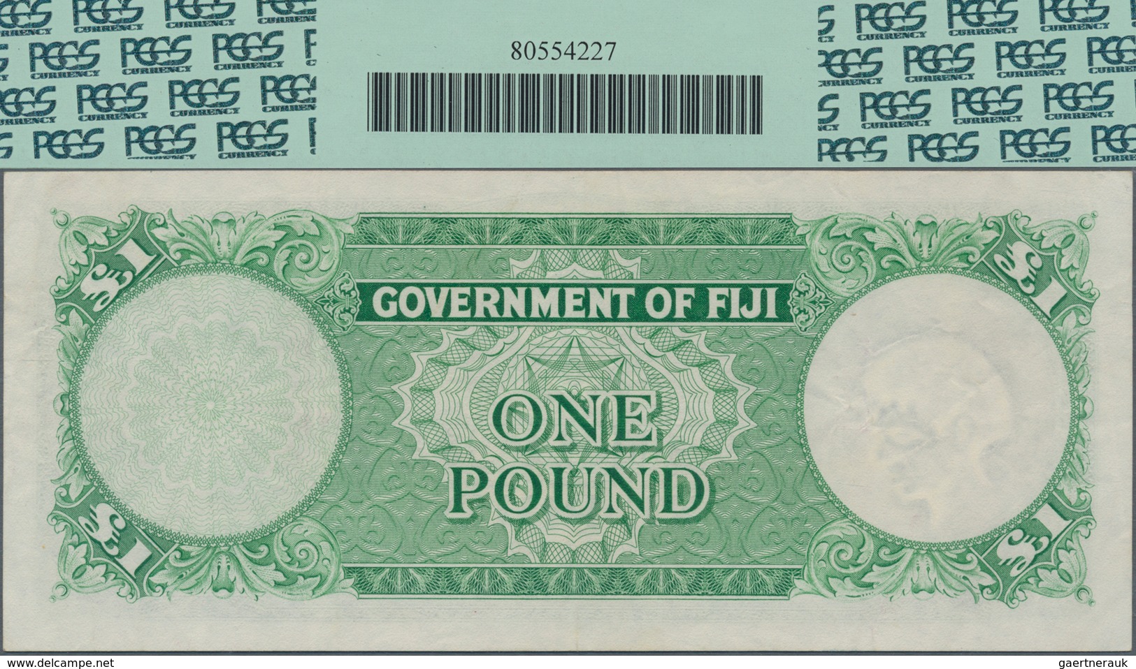 Fiji: The Government Of Fiji 1 Pound December 1st 1962, P.53e, Still Nice With A Few Folds And Creas - Fiji