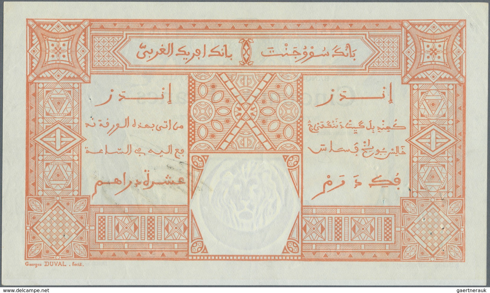 French West Africa / Französisch Westafrika: 50 Francs 1919 DAKAR P. 9Ba, Very Rare Early Date In Ex - West African States