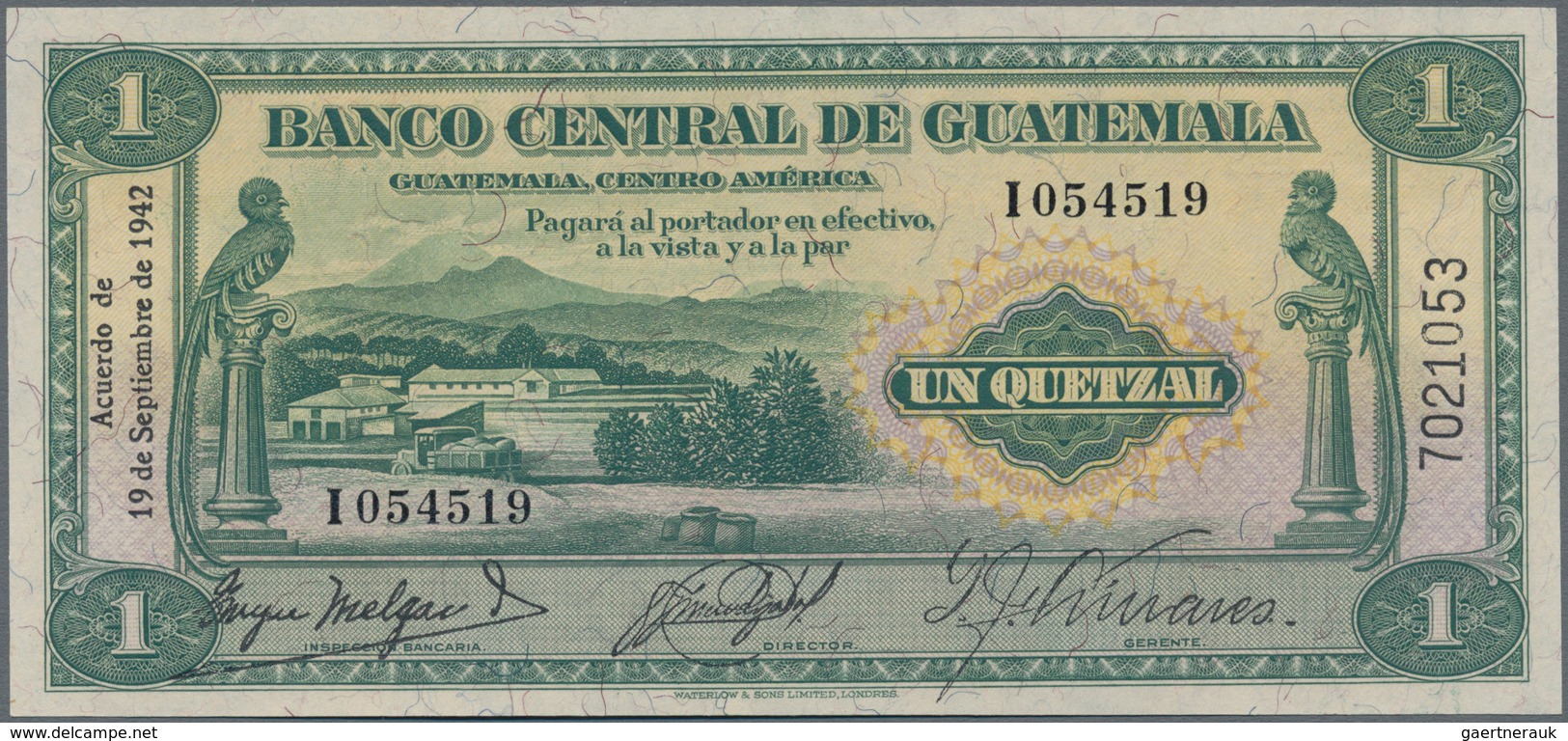 Guatemala: Very Nice Set With 3 Banknotes Containing For The Banco Intenacional De Guatemala 1 Peso - Guatemala