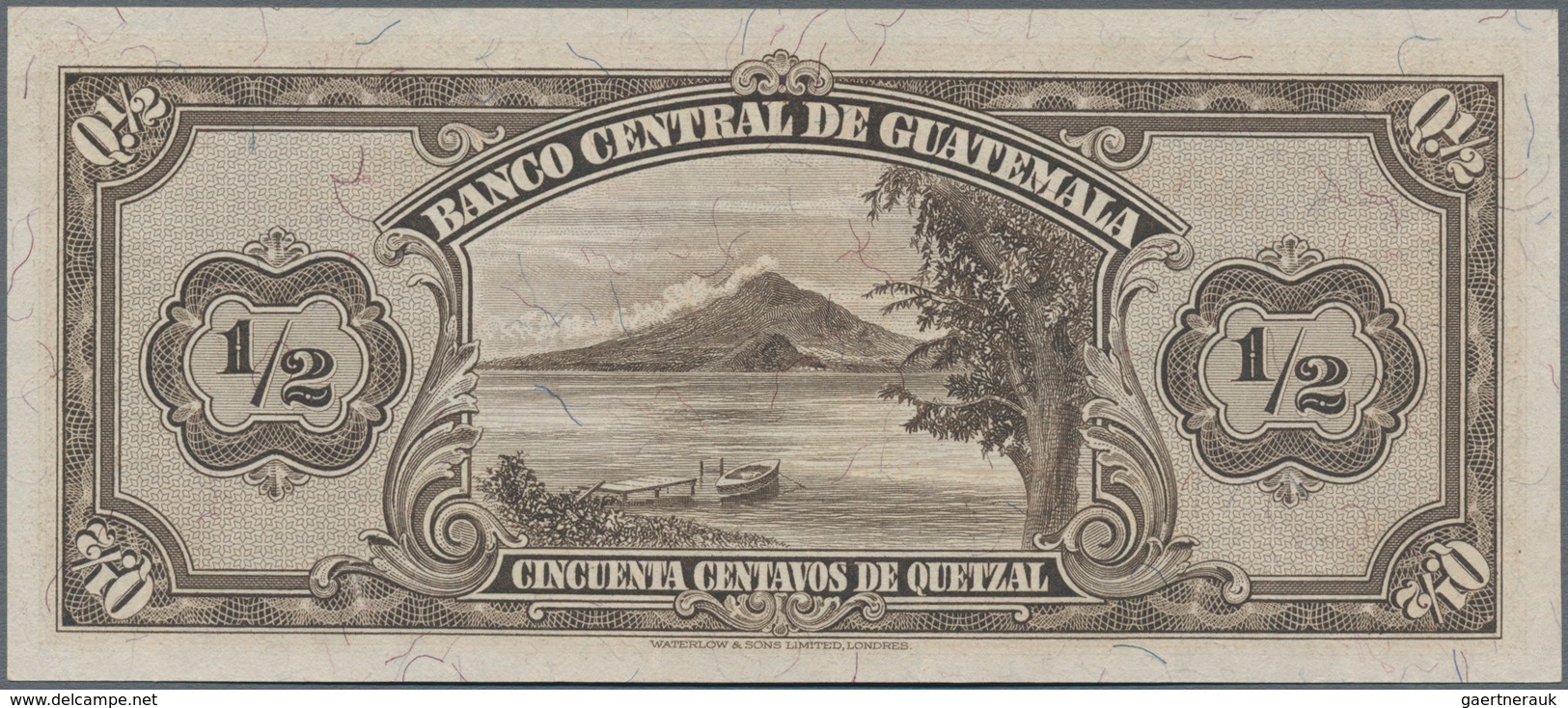 Guatemala: Banco Central De Guatemala 50 Centavos De Quetzal 1946, P.19a, Almost Perfect Condition W - Guatemala