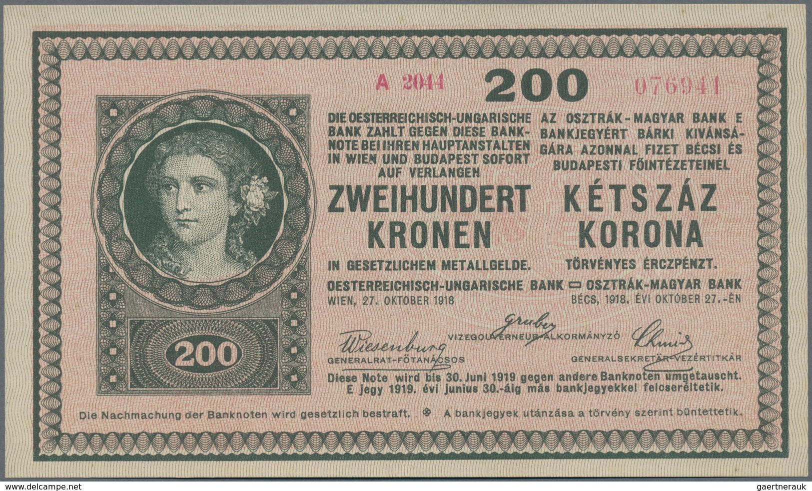 Hungary / Ungarn: Osztrák-Magyar Bank / Oesterreichisch-Ungarische Bank, set with 13 banknotes compr