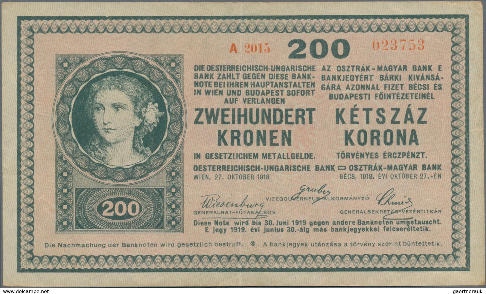 Hungary / Ungarn: Osztrák-Magyar Bank / Oesterreichisch-Ungarische Bank, set with 13 banknotes compr