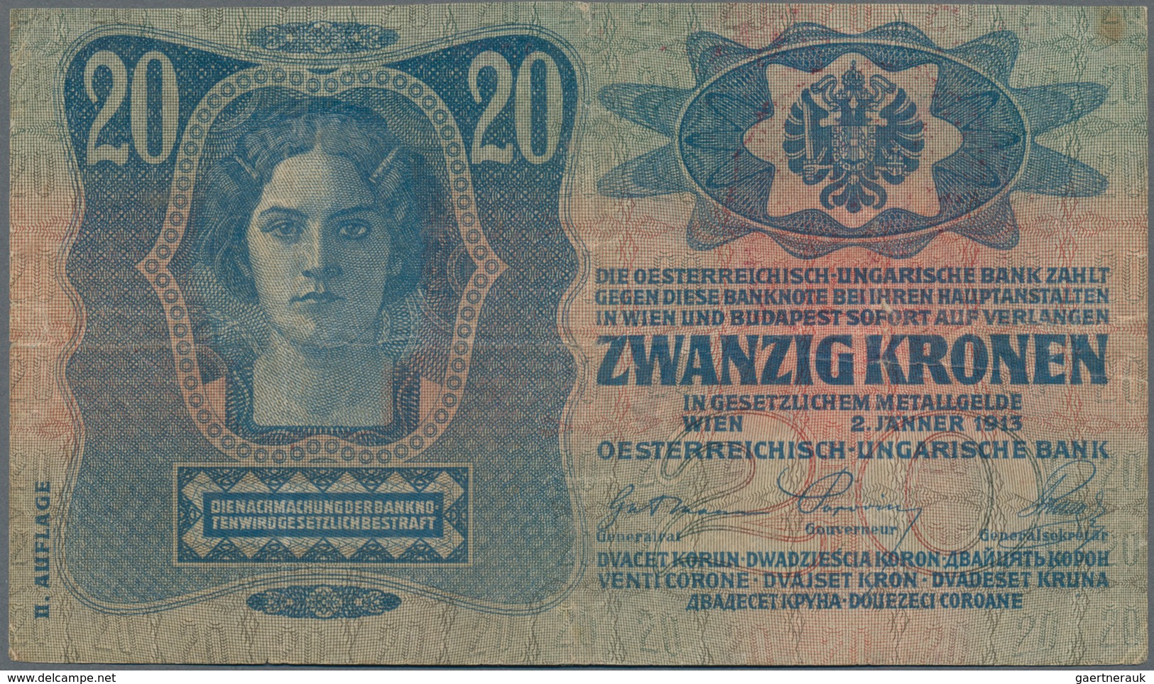 Hungary / Ungarn: Osztrák-Magyar Bank / Oesterreichisch-Ungarische Bank Set With 13 Banknotes Of The - Ungarn