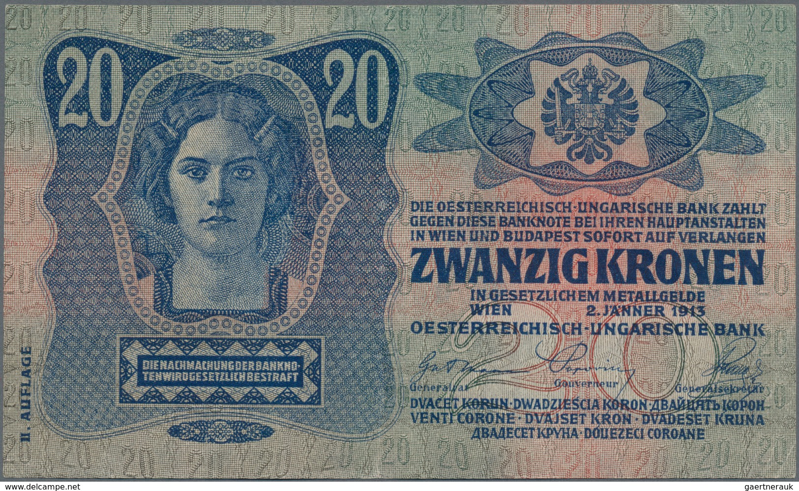 Hungary / Ungarn: Osztrák-Magyar Bank / Oesterreichisch-Ungarische Bank Set With 13 Banknotes Of The - Ungarn