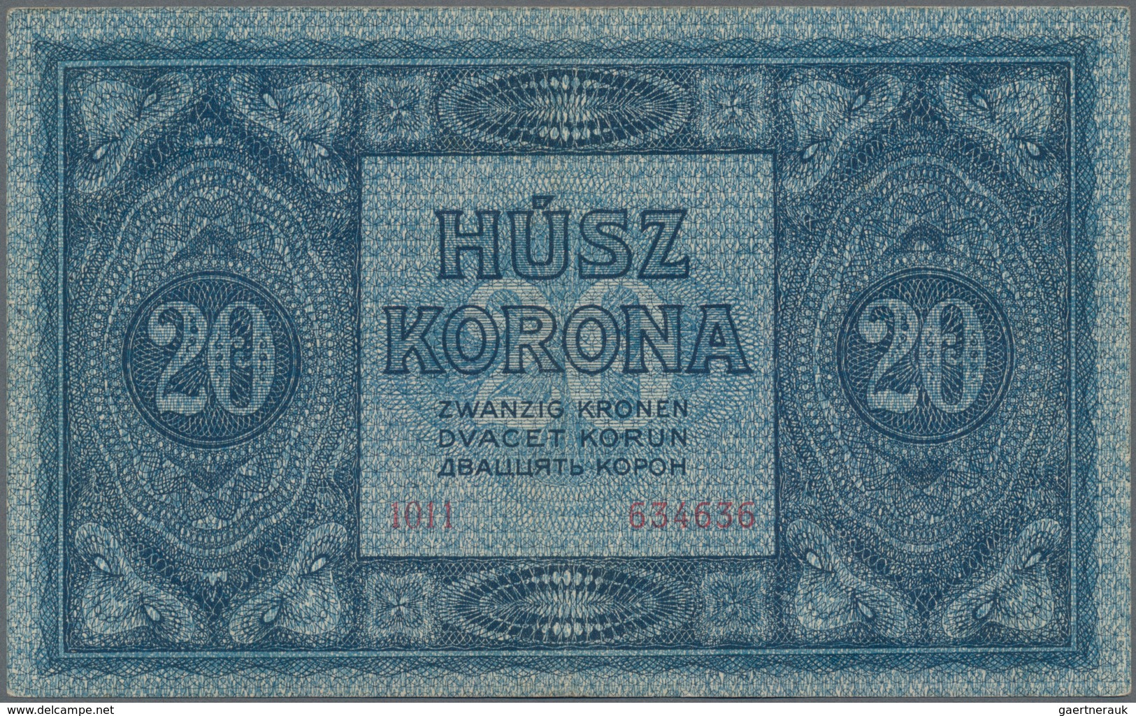 Hungary / Ungarn: Hungarian Post Office Savings Bank, set with 13 banknotes comprising 2x 5 Korona 1