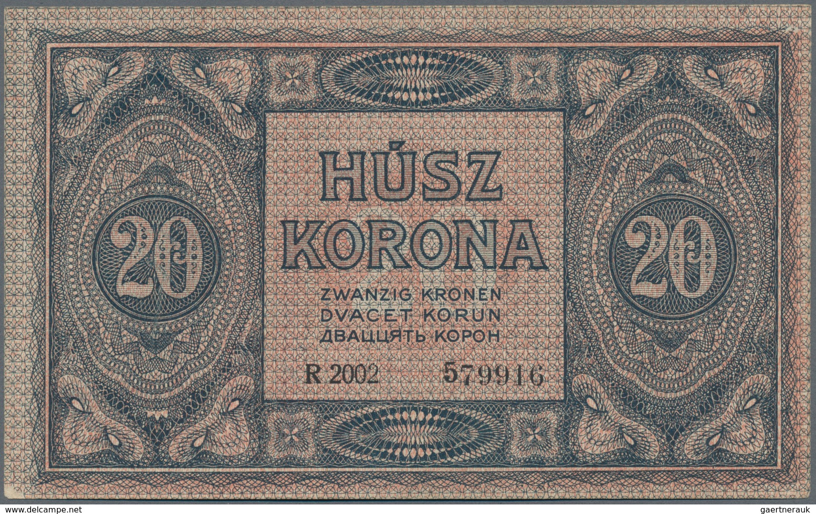 Hungary / Ungarn: Hungarian Post Office Savings Bank, set with 13 banknotes comprising 2x 5 Korona 1