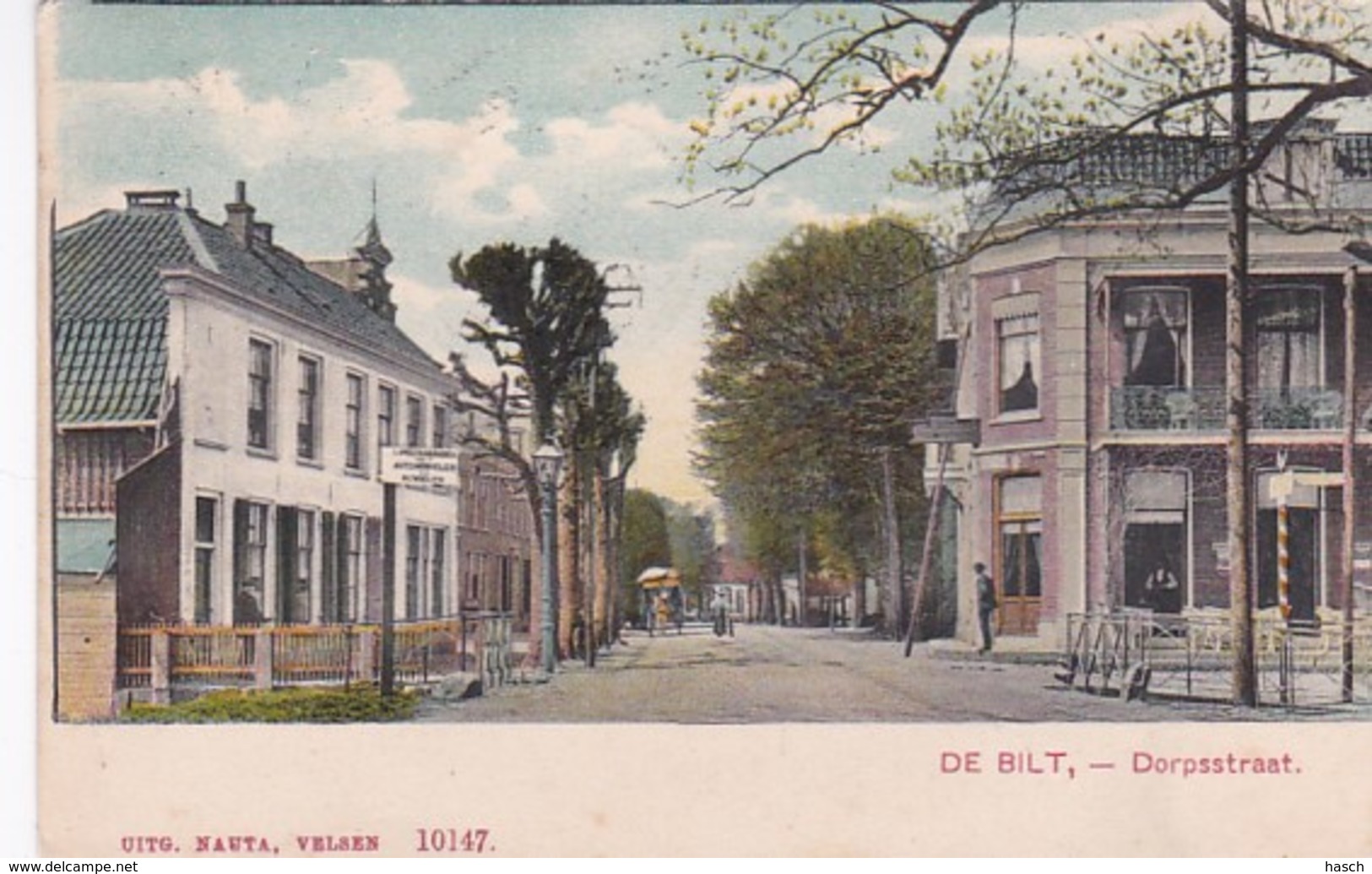 260394De Bilt, Dorpsstraat – 1910. - Autres & Non Classés