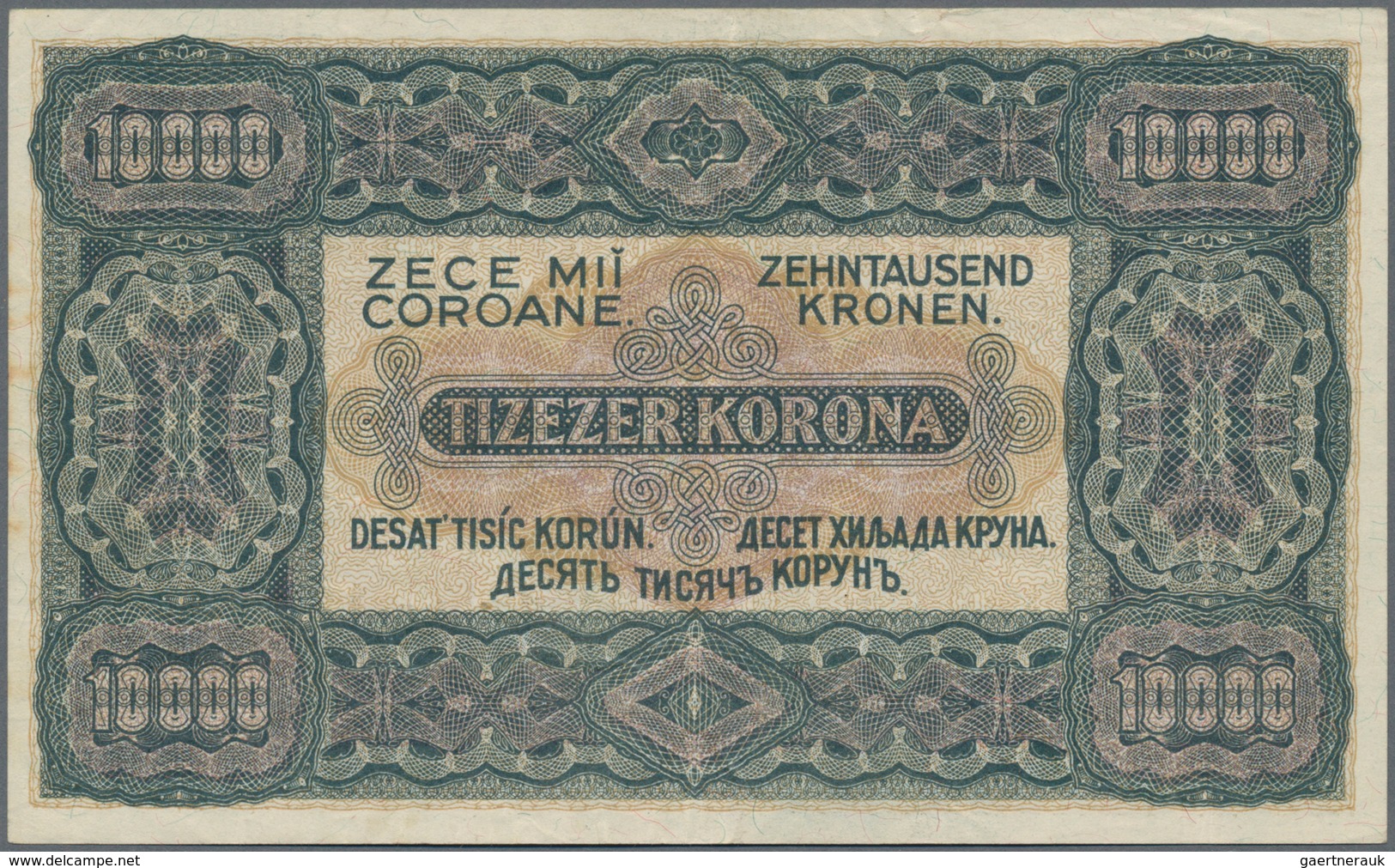 Hungary / Ungarn: Ministry of Finance, set with 11 banknotes comprising 2x 100 Korona P.73a,b (UNC,