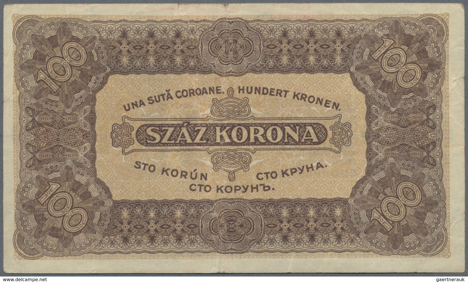 Hungary / Ungarn: Ministry of Finance, set with 11 banknotes comprising 2x 100 Korona P.73a,b (UNC,