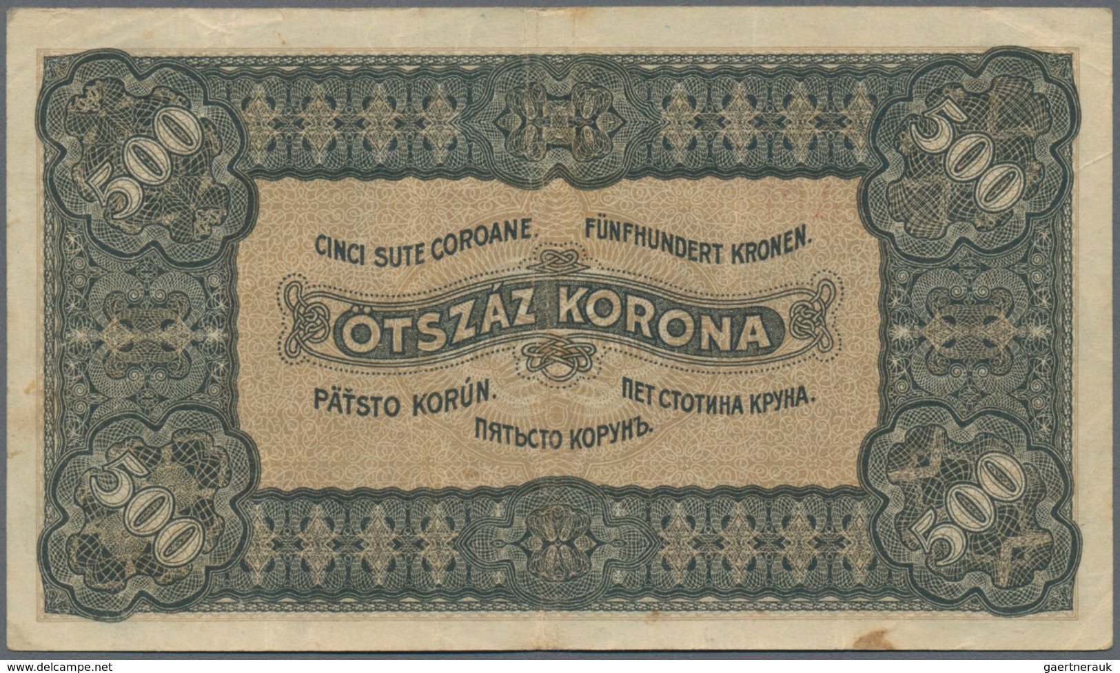 Hungary / Ungarn: Ministry of Finance, set with 11 banknotes comprising 2x 100 Korona P.73a,b (UNC,