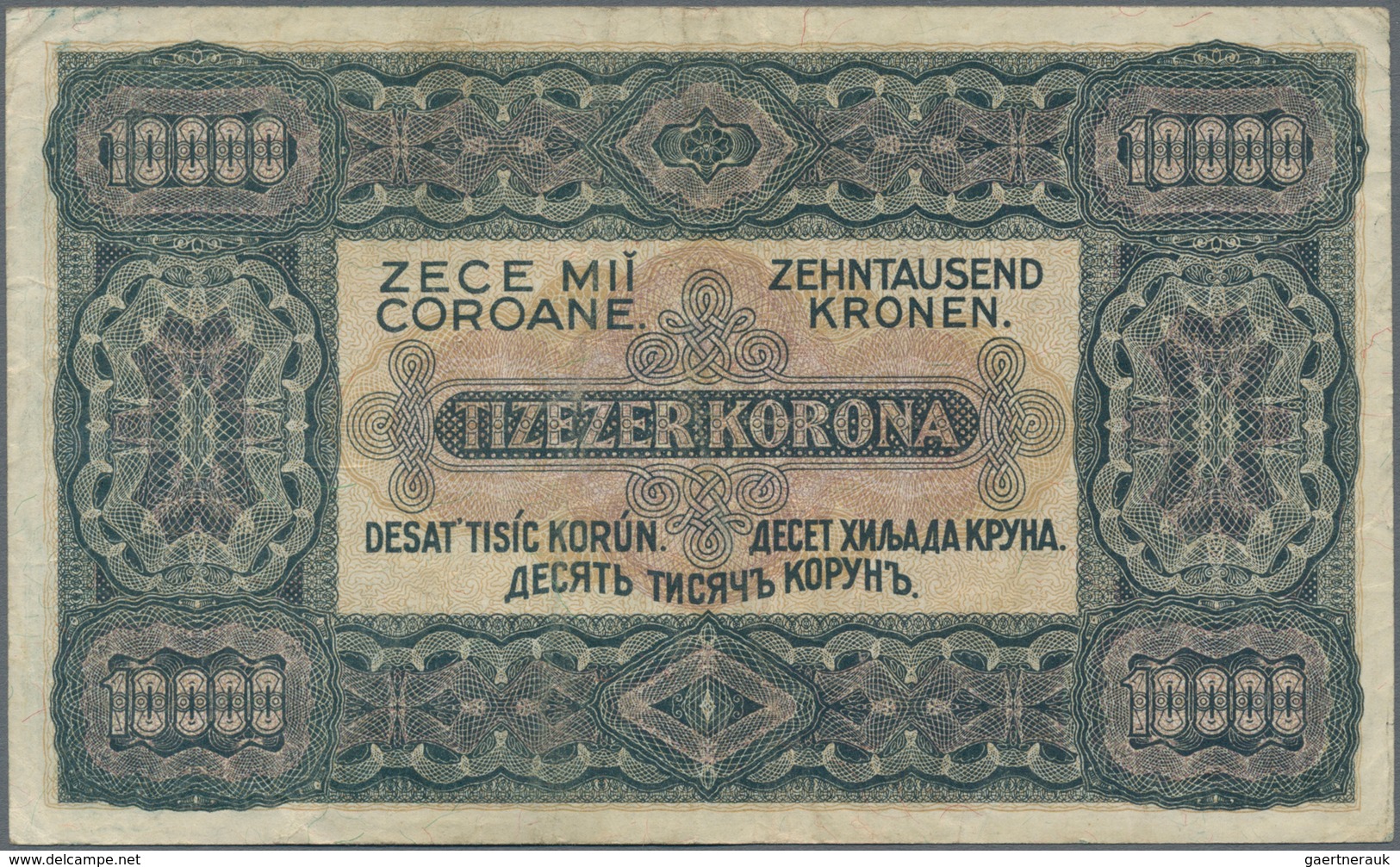 Hungary / Ungarn: 10.000 Korona 1923, Printer: Magyar Pénzjegynyomda, Budapest, P.77a, Still Nice Wi - Hongrie