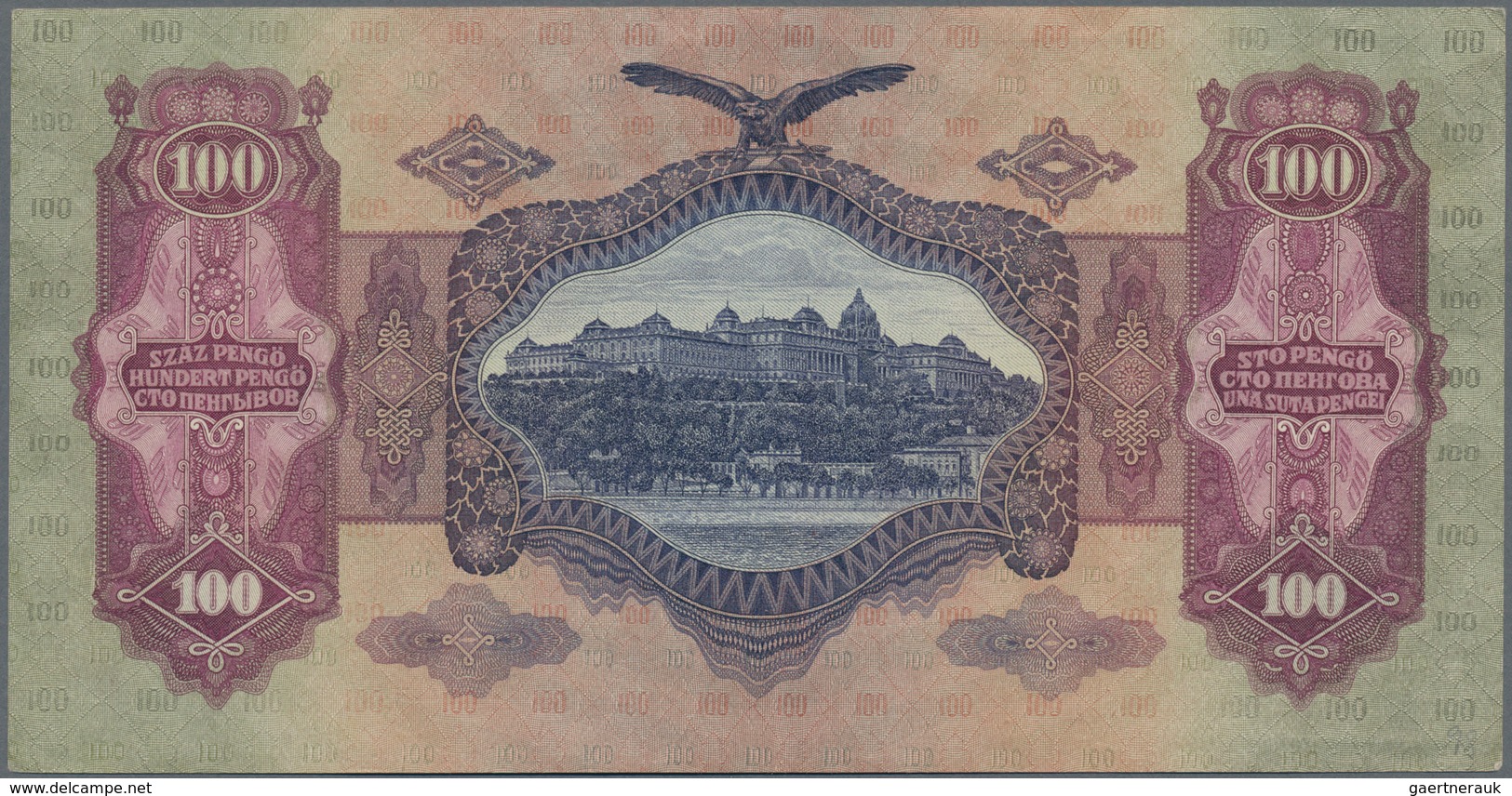 Hungary / Ungarn: Set With 3 Different Types Of The 100 Pengö 1930, P.98, Containing The Issued Note - Ungarn