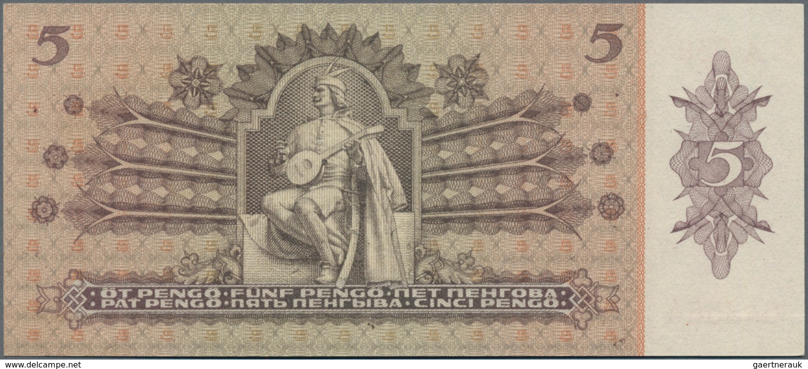 Hungary / Ungarn: Small Lot With 3 Banknotes Of The 1938-1940 Series With 1 Pengö 1938 P.102, 5 Peng - Hongrie