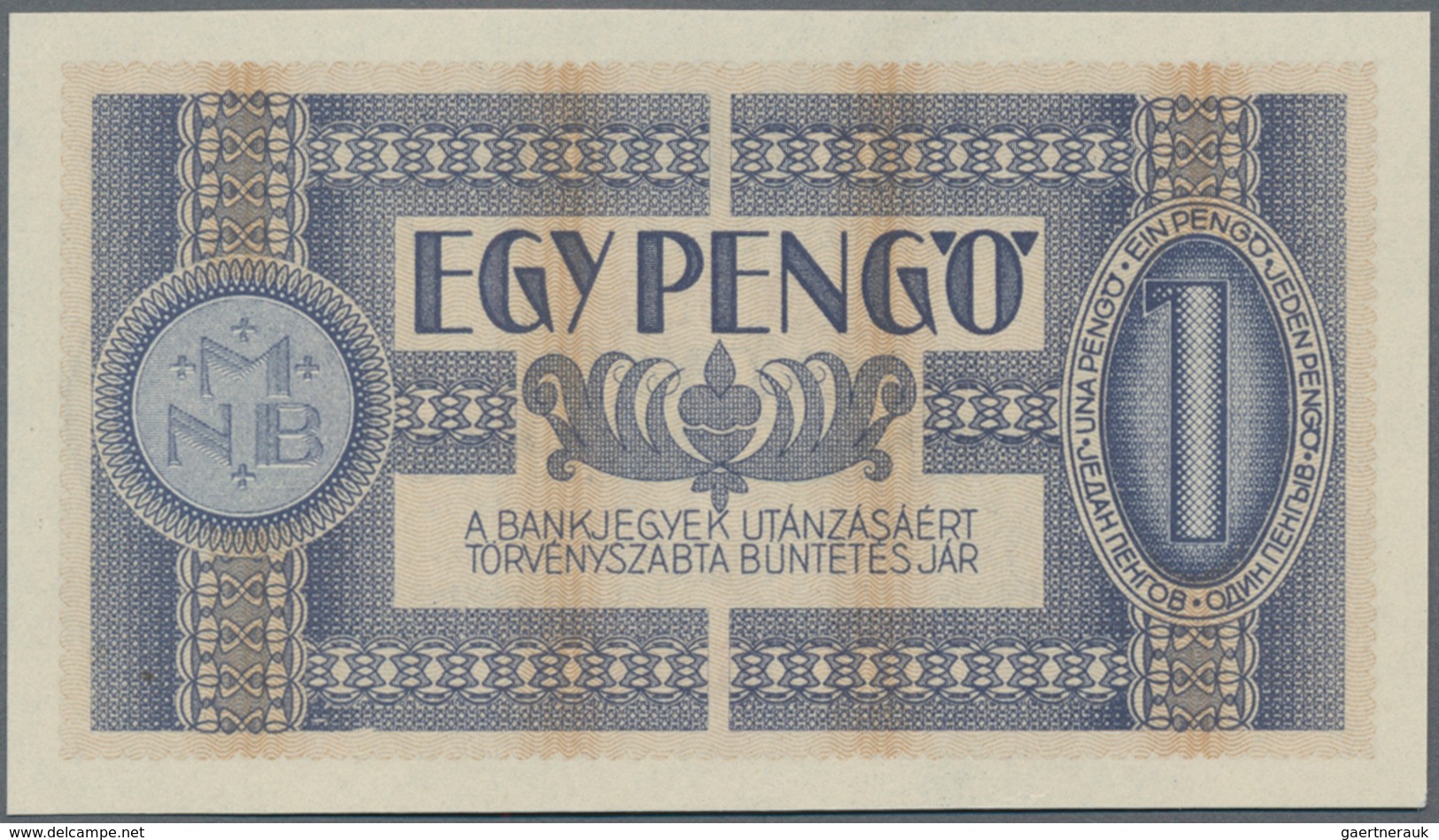 Hungary / Ungarn: Small Lot With 3 Banknotes Of The 1938-1940 Series With 1 Pengö 1938 P.102, 5 Peng - Hongrie