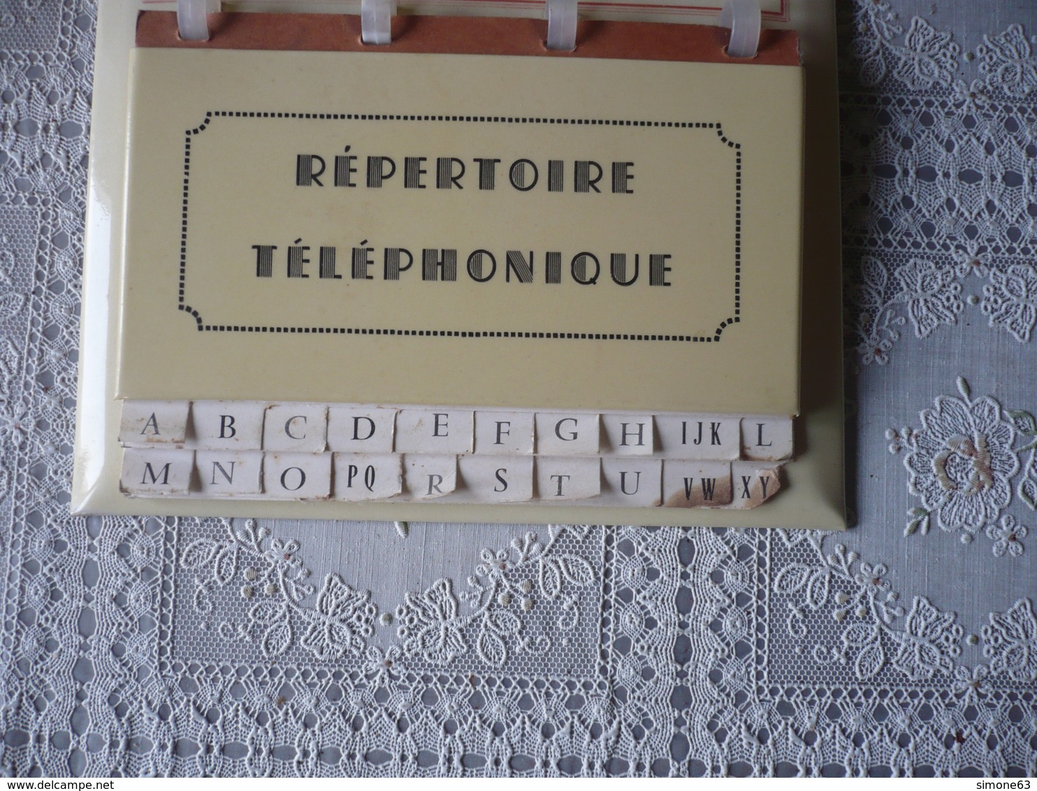 D 63 - Vintage - REPERTOIRE  TELEPHONIQUE -  GLACOIDE - Publicité - Dumas-colinot - Clermont-ferrand - Années 60 - Autres & Non Classés