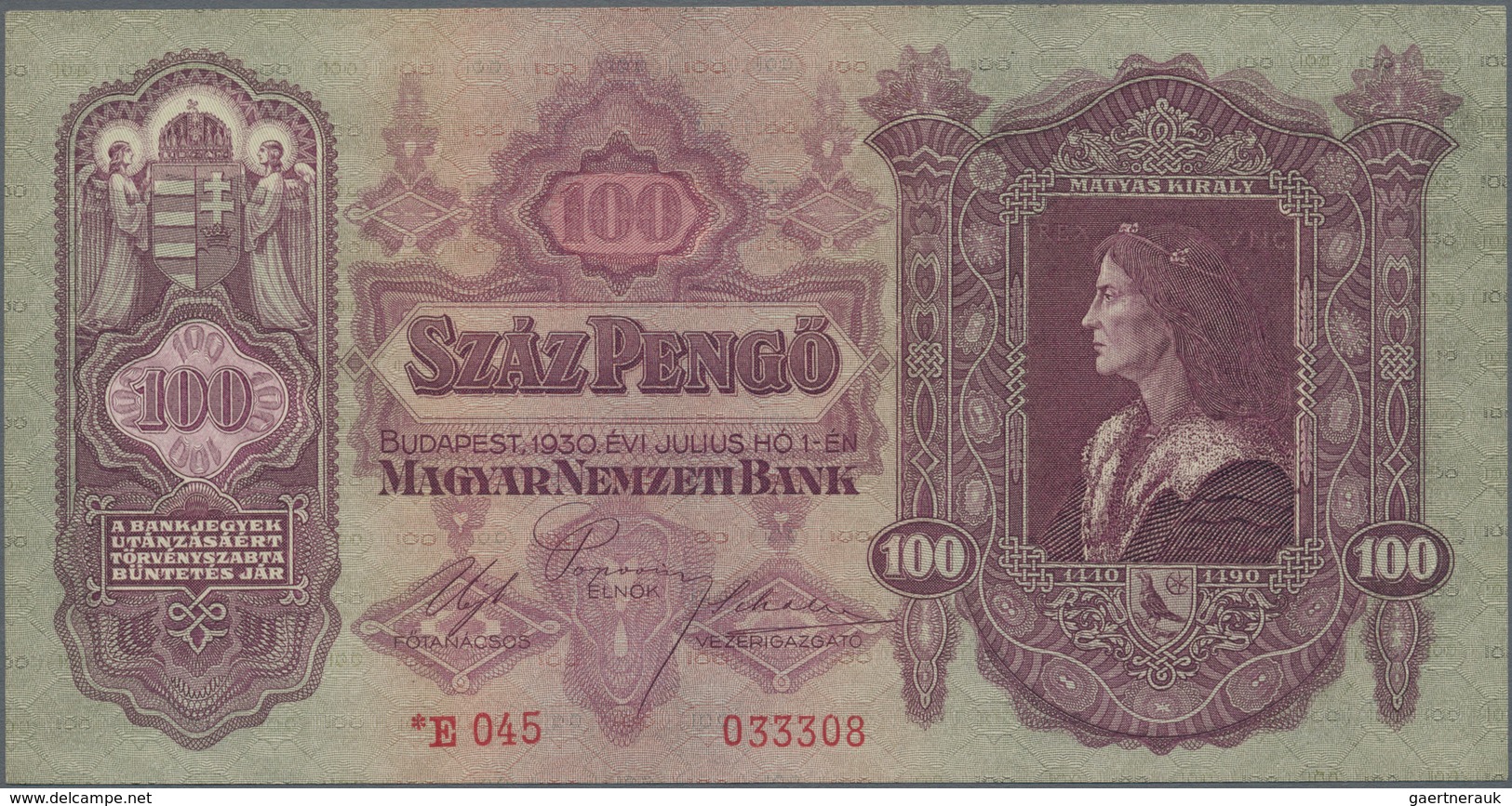 Hungary / Ungarn: Very Nice Lot With 7 Banknotes Comprising 50 And 100 Pengö 1945 P.110, 111 (UNC, A - Hongrie