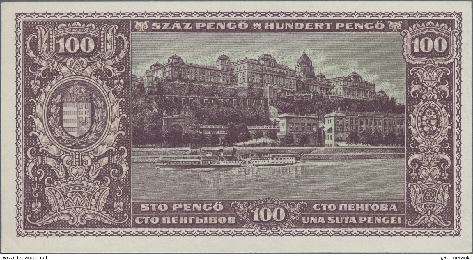 Hungary / Ungarn: Very nice lot with 7 banknotes comprising 50 and 100 Pengö 1945 P.110, 111 (UNC, a
