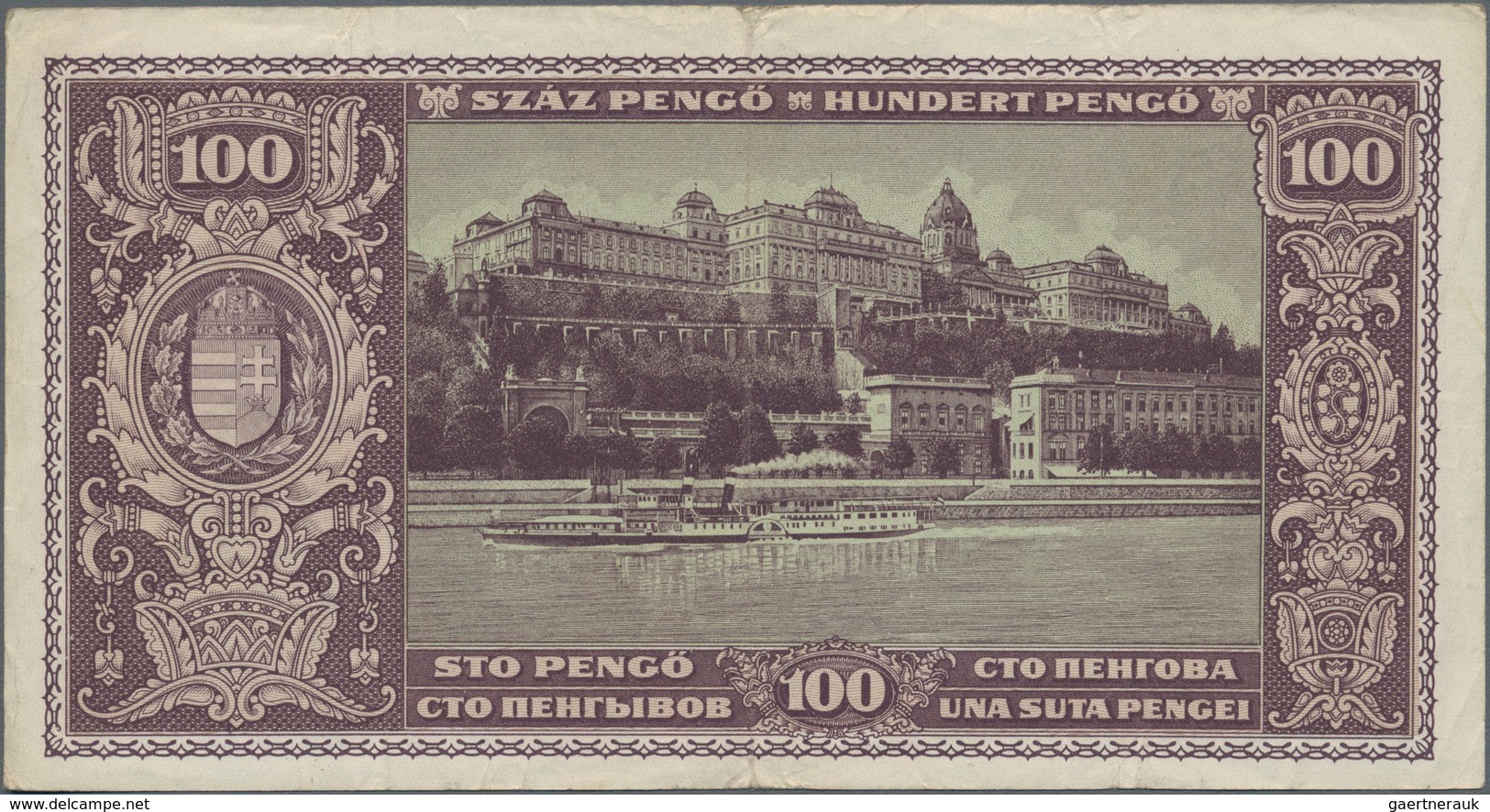 Hungary / Ungarn: Very nice lot with 7 banknotes comprising 50 and 100 Pengö 1945 P.110, 111 (UNC, a