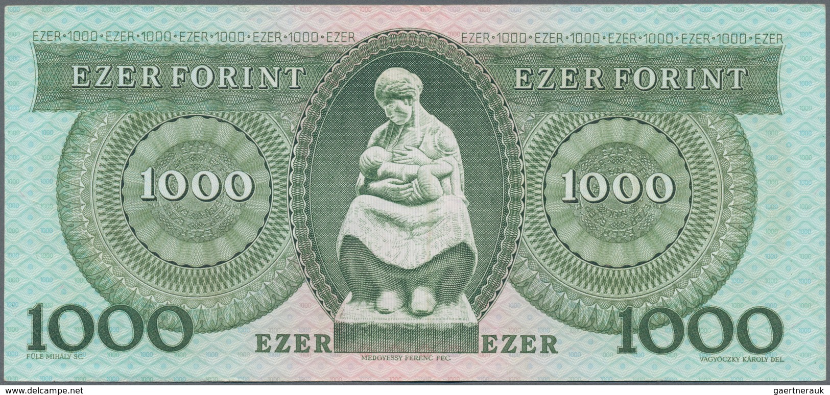 Hungary / Ungarn: Set With 11 Banknotes Of The 1990 Till 1995 Series With 100 Forint 1992 (UNC), 199 - Ungarn