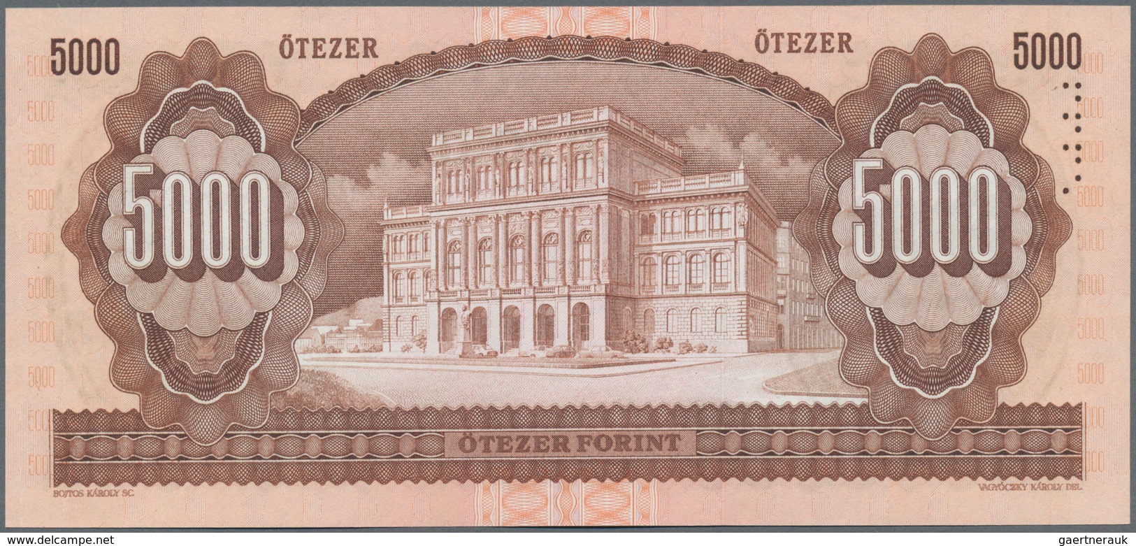 Hungary / Ungarn: Set with 11 banknotes of the 1990 till 1995 series with 100 Forint 1992 (UNC), 199