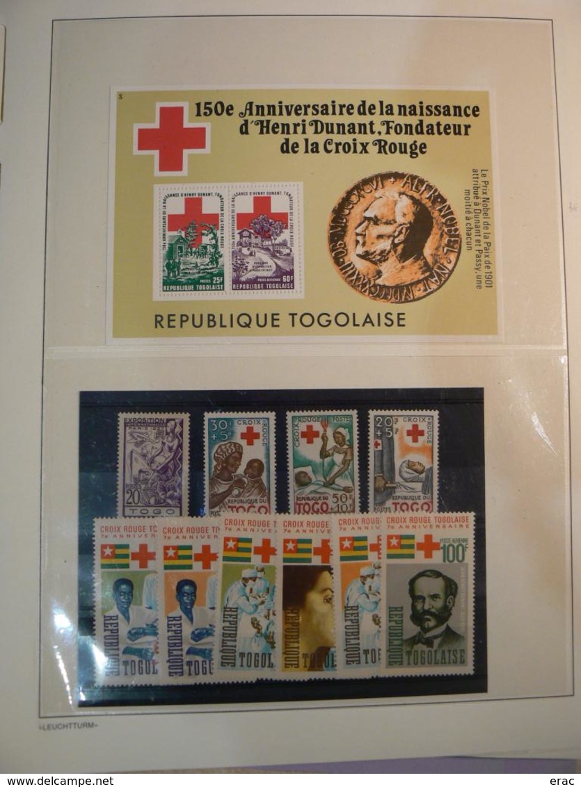 CROIX-ROUGE - Superbe ensemble de timbres et documents - Forte valeur générale (+ 800) - Départ 1 euro !!!