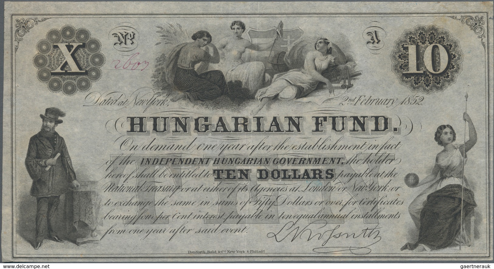 Hungary / Ungarn: Independent Hungarian Government - National Treasury, Great Lot With 4 Banknotes 2 - Hongrie