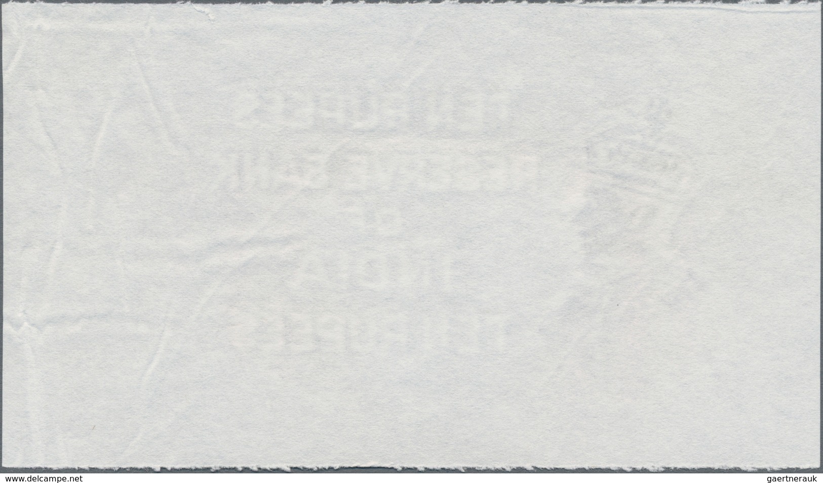 India / Indien: Reserve Bank Of India, Watermark Paper For The 10 Rupees ND(1937-43), P.19 For Type - Inde