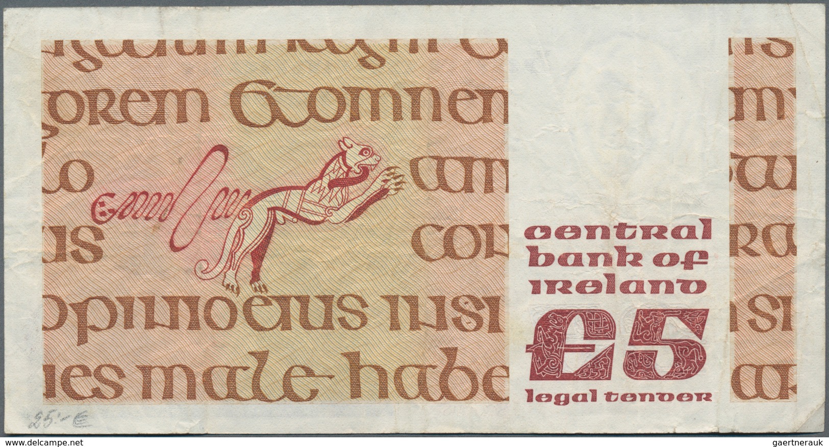 Ireland / Irland: Lot with 13 banknotes 1967 – 1995 including 3x 1 Pound Lady Lavery P.64 (F/F+), 8x
