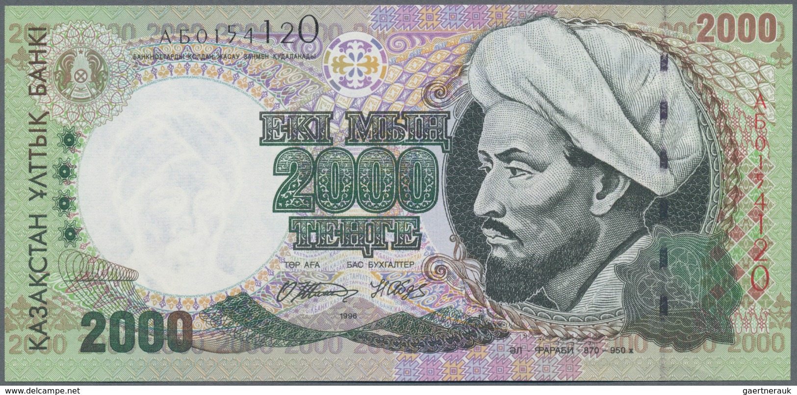 Kazakhstan / Kasachstan: 2000 Tenge 1996, P.17 In Perfect UNC Condition. - Kazakhstan