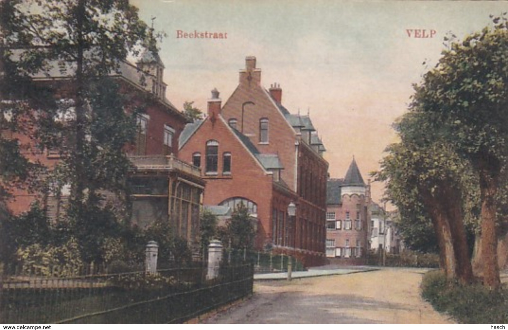 2603469Velp, Beekstraat.- 1928. (zie Hoeken Achterkant) - Velp / Rozendaal