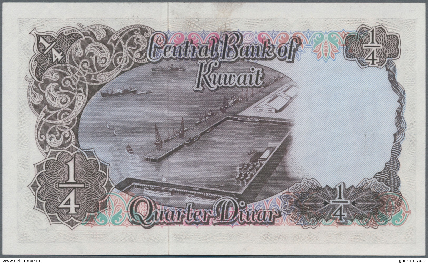 Kuwait: Central Bank Of Kuwait, Pair Of 1/4 And 1/2 Dinar Of The L. 1968 "Sheikh Sabah Ibn Salim Al- - Koweït