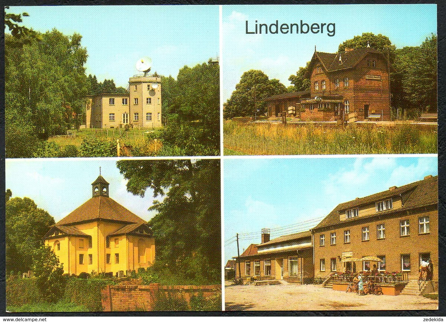 D2470 - TOP Lindeberg Bahnhof Gaststätte HO Einkaufszentrum - Bild Und Heimat Reichenbach - Beeskow