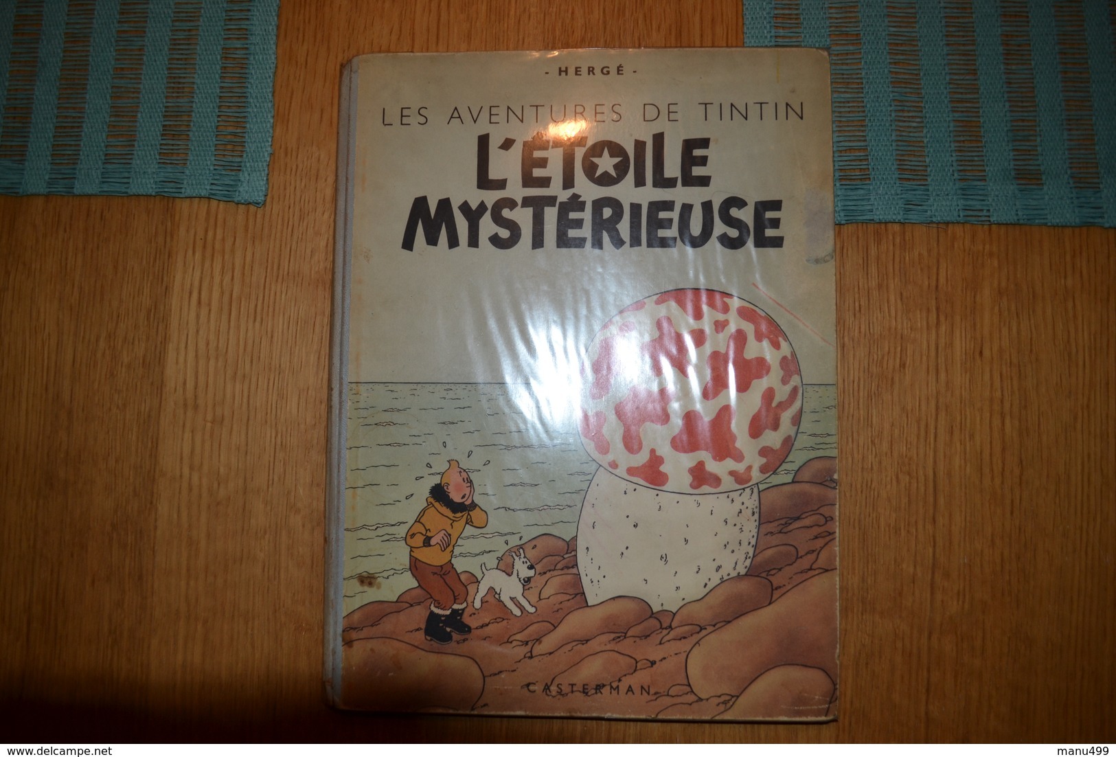 Tintin L'étoile Mystérieuse B1 Dos Bleu ! - Hergé