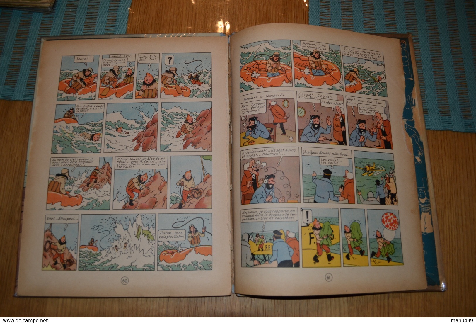 Tintin l'étoile mystérieuse B1 Dos Bleu !