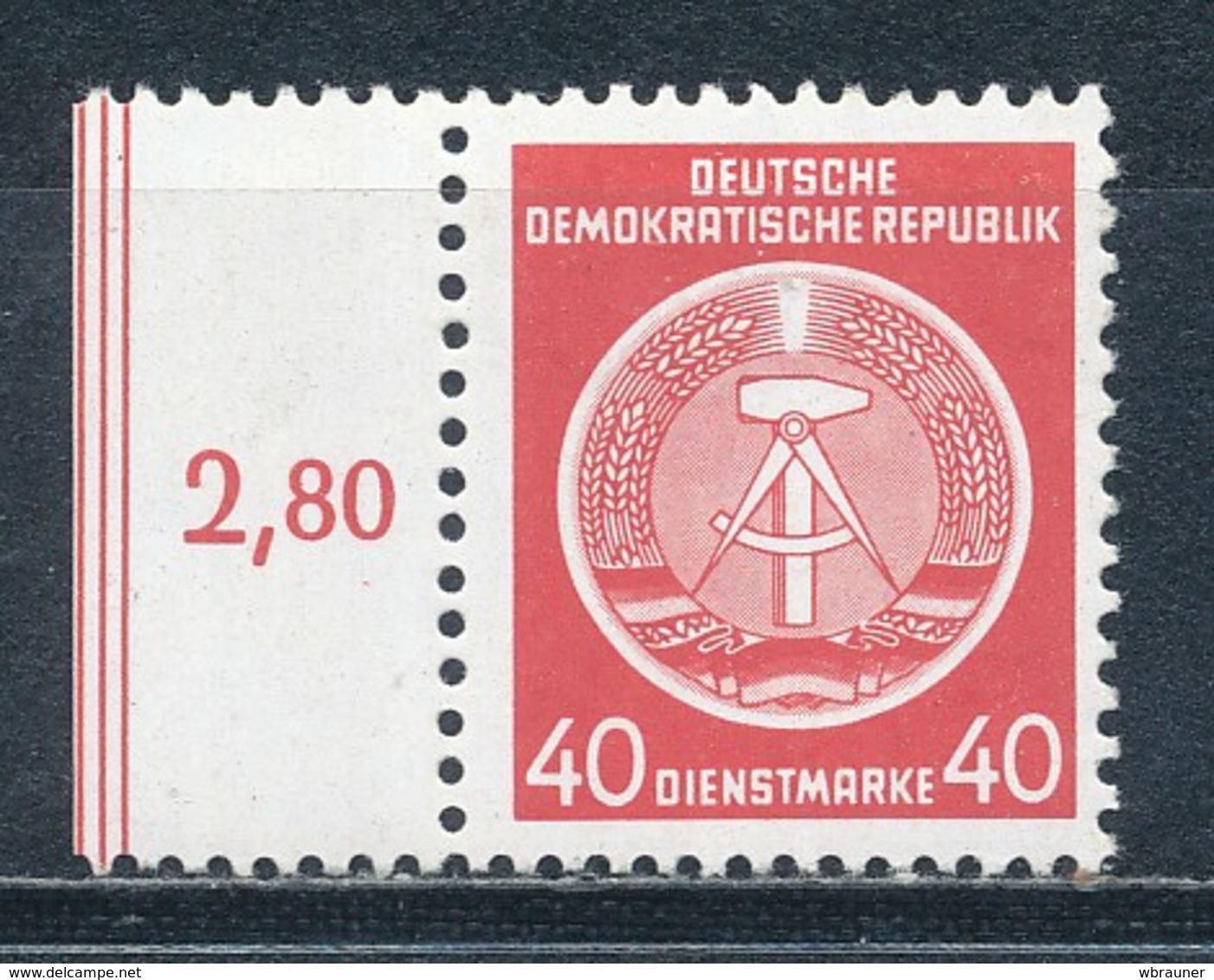 DDR Dienstmarken A 12 X XI ** Geprüft Weigelt Mi. 15,- - Sonstige & Ohne Zuordnung