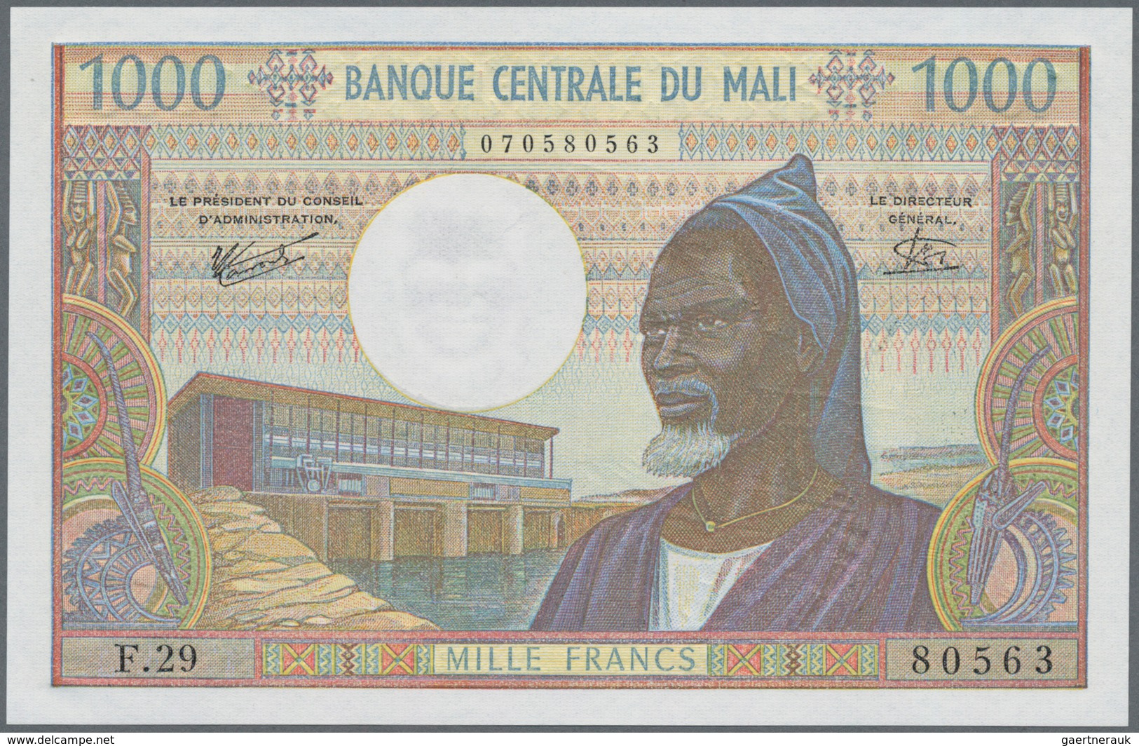 Mali: Banque Central Du Mali 1000 Francs ND(1970-84), P.13e In Perfect UNC Condition. - Mali