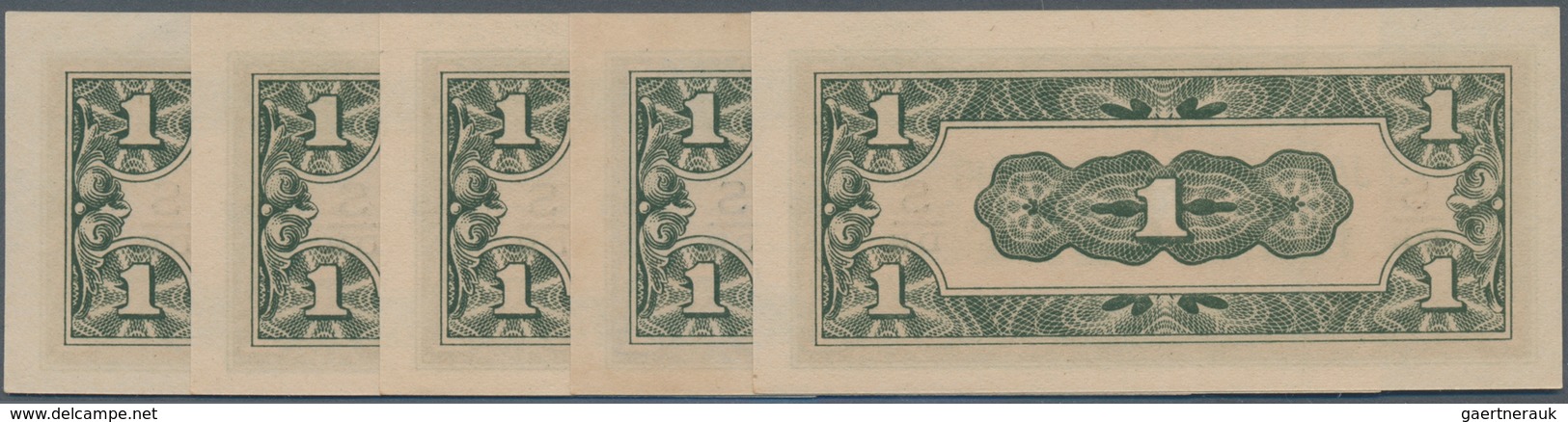 Netherlands Indies / Niederländisch Indien: De Japansche Regeering Set With 10 Banknotes 1 Cent ND(1 - Dutch East Indies